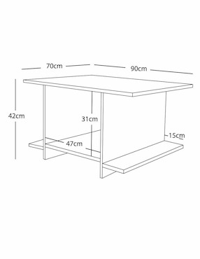 Mesa de centro Hogare