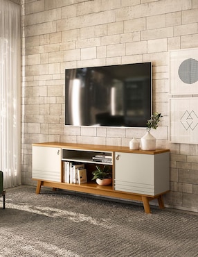 Mueble de tv armable Colorado Bossa Muebles de MDF y chapa