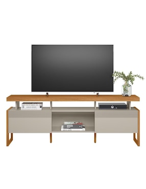 Mueble de tv armable Esmeralda Bossa Muebles de MDF y chapa
