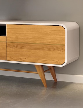 Mueble de tv armable Época Bossa Muebles de MDF y chapa