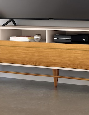 Mueble de tv armable Época Bossa Muebles de MDF y chapa