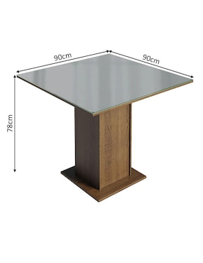 Mesa de comedor armable Madesa