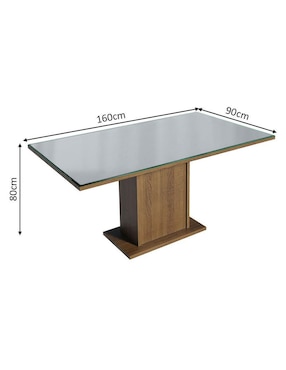 Mesa de comedor armable Madesa