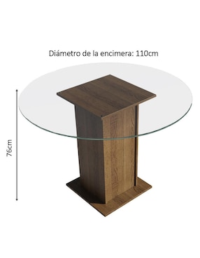 Mesa de comedor armable Madesa