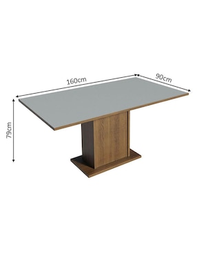 Mesa de comedor armable Madesa