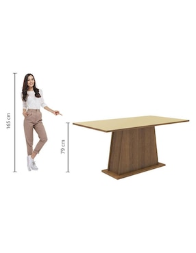 Mesa de comedor armable Madesa