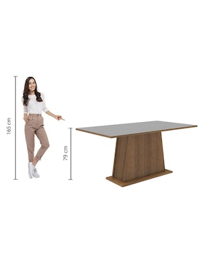 Mesa de comedor armable Madesa