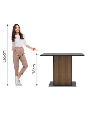 Mesa de comedor armable Madesa