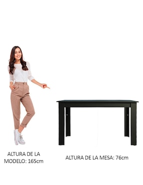 Mesa de comedor armable Madesa de MDP