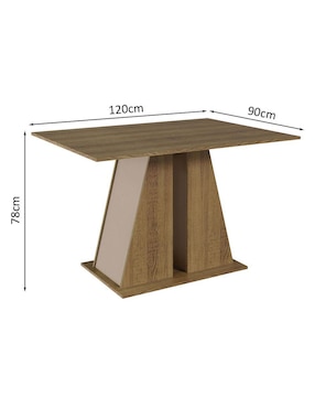 Mesa de comedor armable Madesa