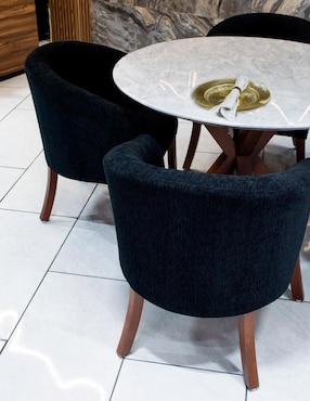 Mesa de comedor Vaniglam de madera y mármol