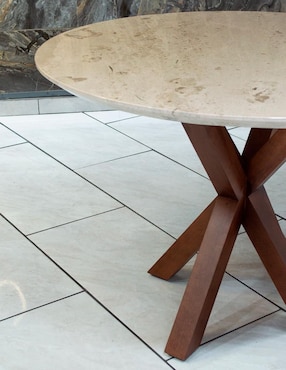 Mesa de comedor Vaniglam de madera y mármol