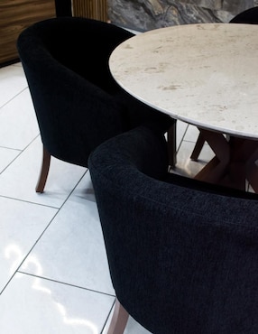 Mesa de comedor Vaniglam de madera y mármol