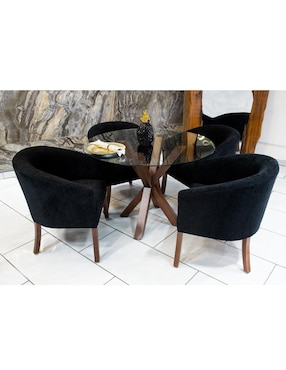 Mesa de comedor Vaniglam de cristal