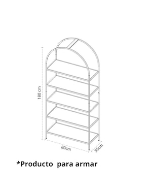 Librero Varna Cantia de acero