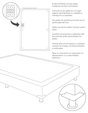 Cama Milan Box Dicasa