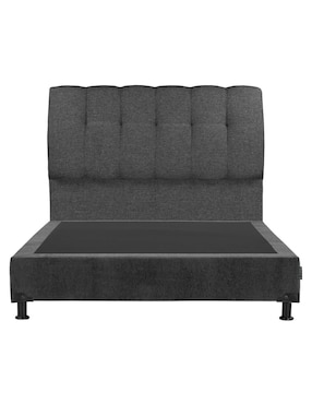 Cama Nube Box Dicasa de madera y tela