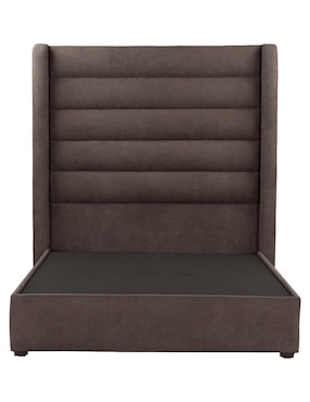 Cama Polar Base Dicasa de madera y tela