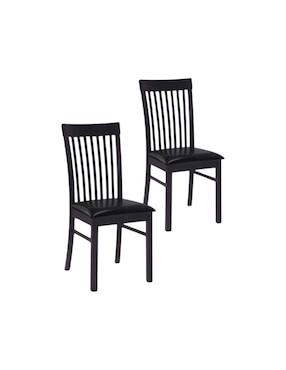 Juego de sillas 2 piezas Belinda Punto y Compra de madera