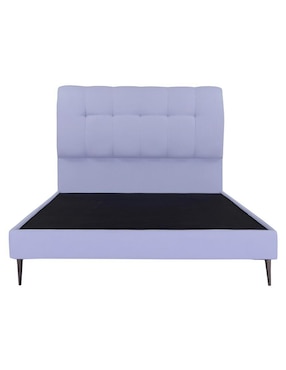 Cama Nube Slim Dicasa de madera y tela