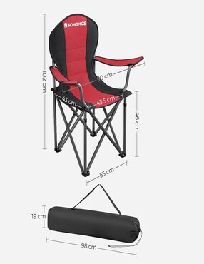 Silla plegable 1 pieza Sandy Songmics Home