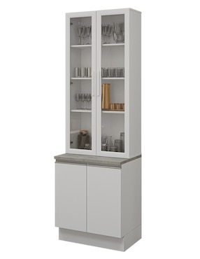 Vitrina armable Glamy Madesa de aglomerado