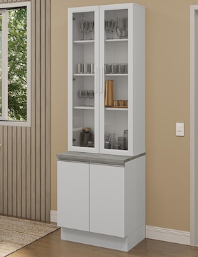 Vitrina armable Glamy Madesa de aglomerado