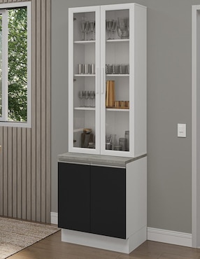 Vitrina armable Glamy Madesa de aglomerado