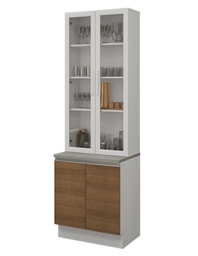 Vitrina armable Glamy Madesa de aglomerado