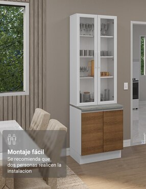 Vitrina armable Glamy Madesa de aglomerado