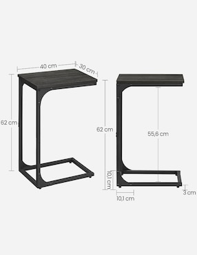 Mesa armable Byram Songmics Home