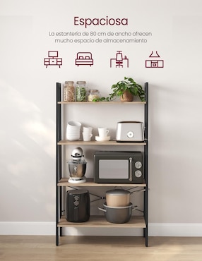 Librero armable Barnet Songmics Home de madera