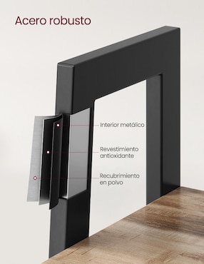 Librero armable Barnet Songmics Home de madera