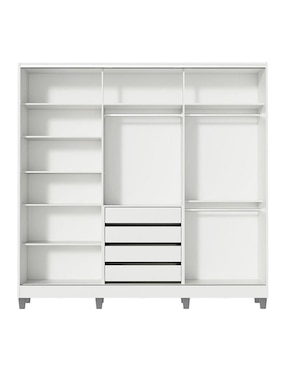 Ropero armable Madesa Royale 11639B1E1BCP de aglomerado