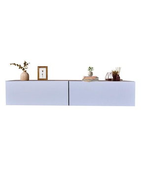 Mueble armable flotante para tv Hogare de melamina