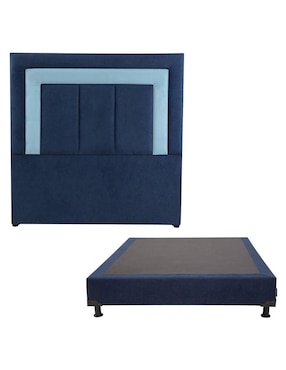 Set recámara Dicasa Bora box Monaco de madera pino