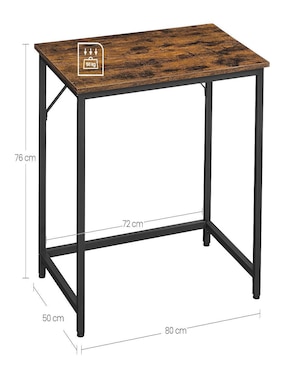 Escritorio armable Brandon Songmics Home de madera