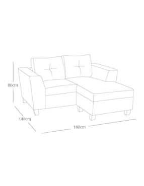 Sala modular Louis Moblum de tela