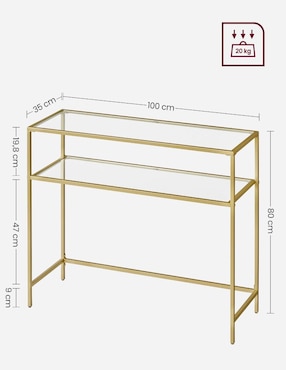 Mesa armable Baris Songmics Home