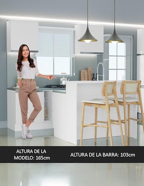 Gabinete armable Glamy Madesa de MDP