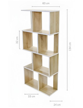 Librero armable Xtellar de madera