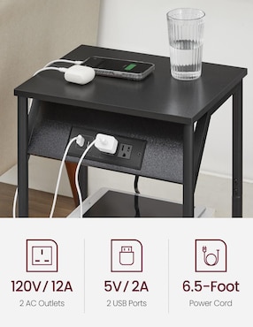 Mesa armable Bampu Songmics Home