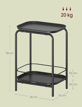 Mesa armable Island Songmics Home