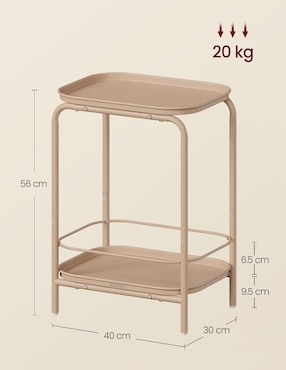 Mesa armable Island Songmics Home