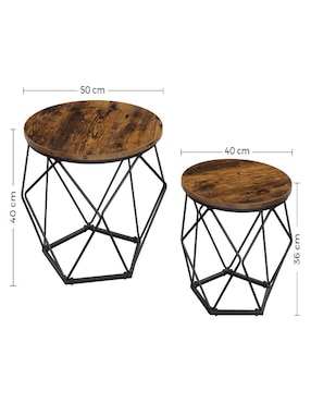 Mesa auxiliar armable Gretha Songmics Home