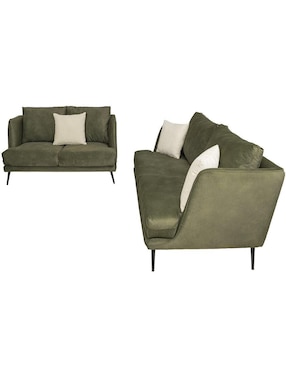 Sala 2 piezas Marla Ergo Confort de suede