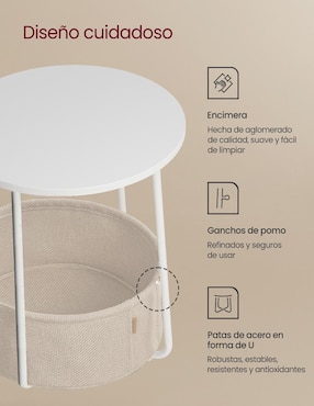 Mesa armable Lilea Songmics Home de madera