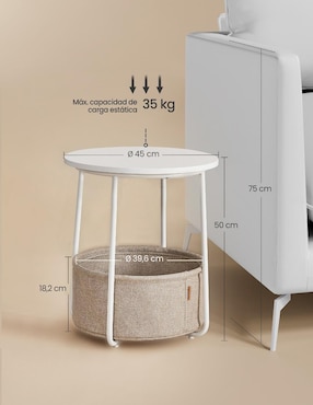 Mesa armable Lilea Songmics Home de madera