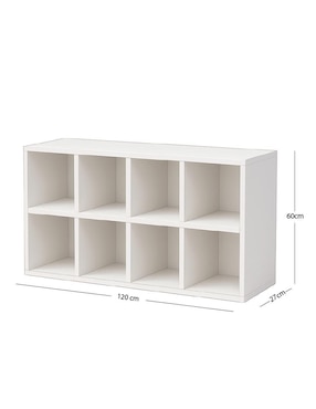Librero armable 8 Cubos Ilios Innova de MDF