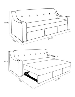 Sofá cama Enzo Easy Living